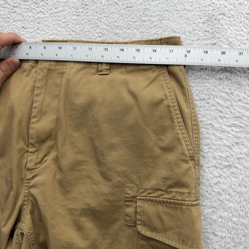 Polo Ralph Lauren Mens 34 Relaxed Fit Cargo Shorts Tan Khaki Cotton